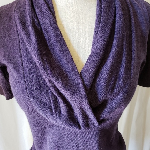 Merino Wool Draped Collar Sweater The Limited XS - Picture 3 of 7